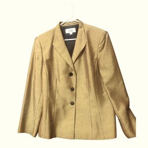 Gold, black lined Blazer!